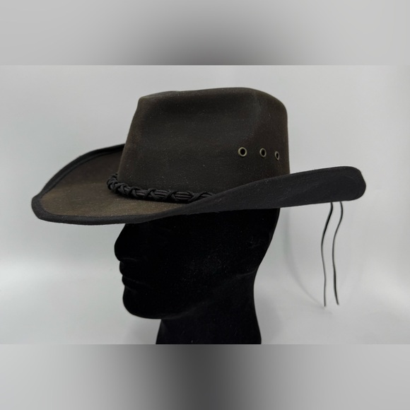 Outback Trading Co. Other - Outback Trading “Bootlegger” Brown Oilskin Hat 1484-BRN Men’s Small S NWOB *READ